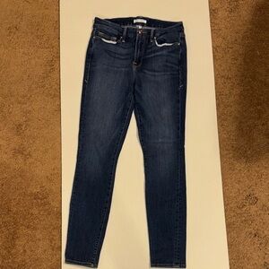 Good American Dark Indigo Skinny Jeans